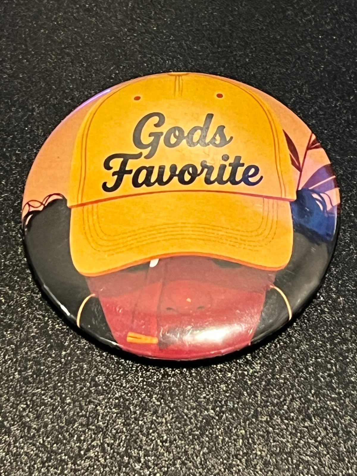 God's Favorite Cap Button