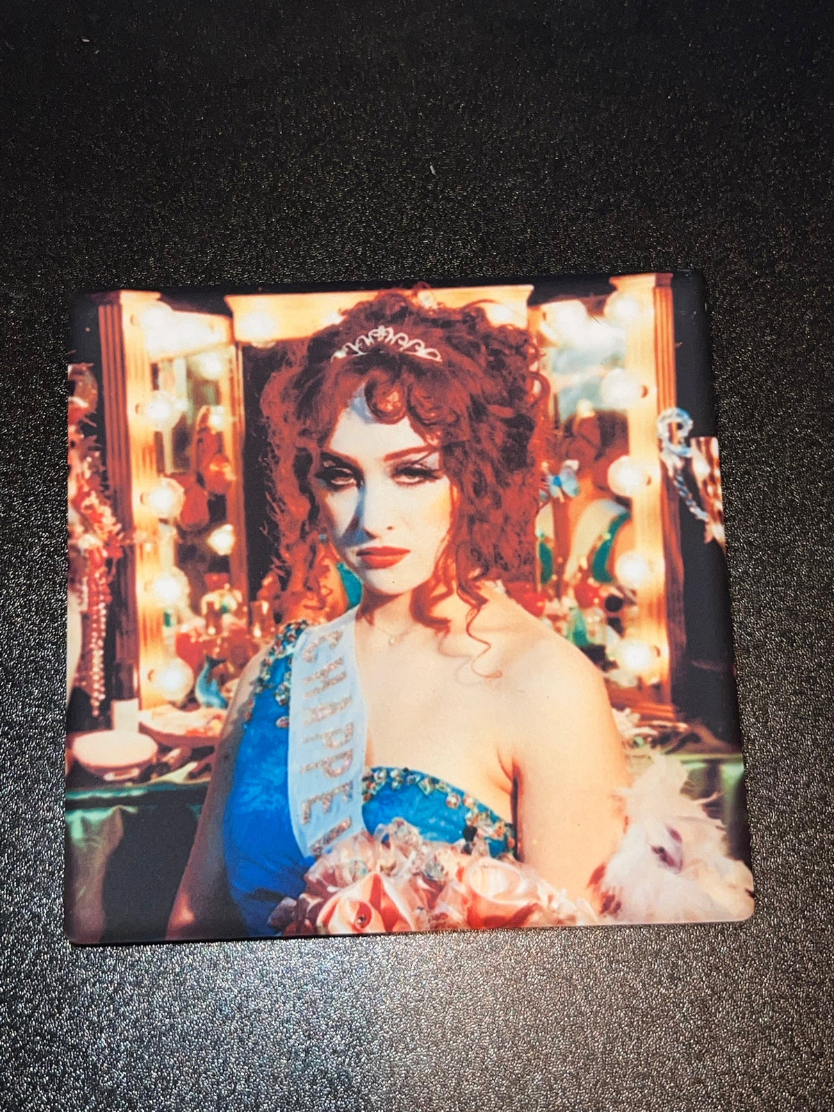 Chappell Roan The Rise and Fall of a Midwest Princess Vinyl Cover Coaster