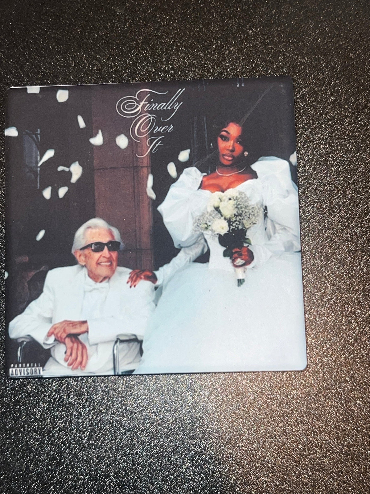 Summer Walker Finally Over It album cover coaster