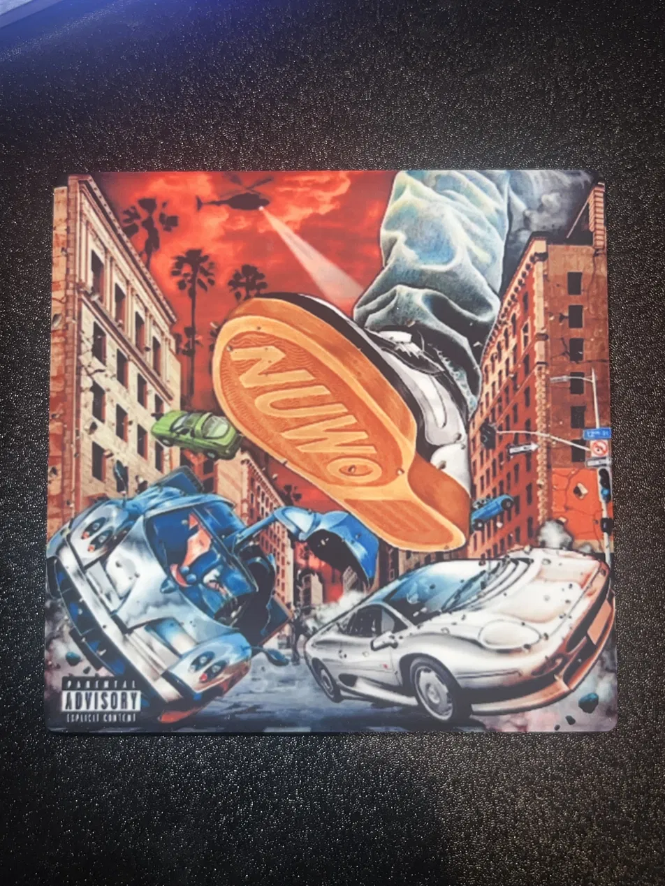 Brent Faiyaz Larger Than Life album cover ceramic coaster
