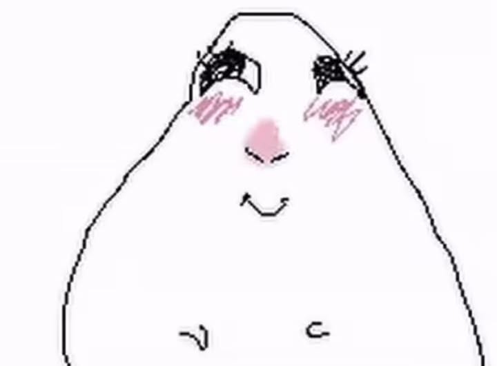 Hamster Blushing Magnet