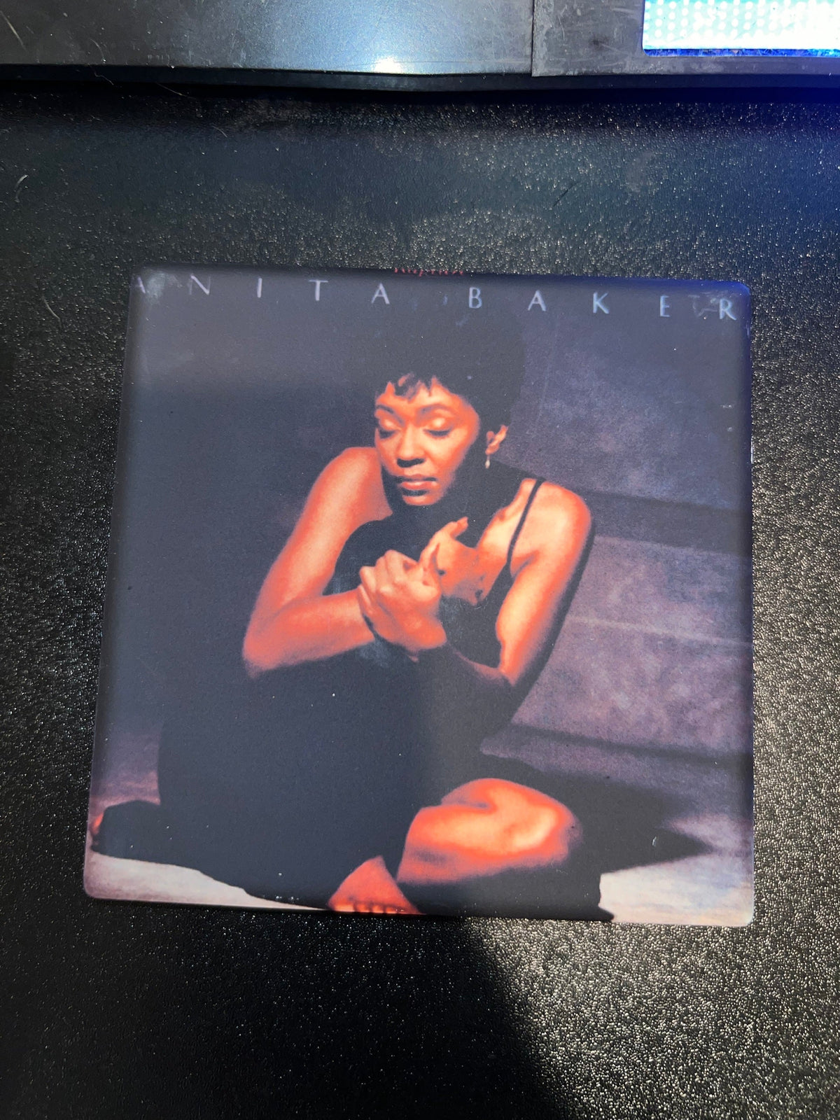 Anita Baker Rapture Vinyl Cover Coaster