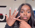 Pointing at my nails magnet