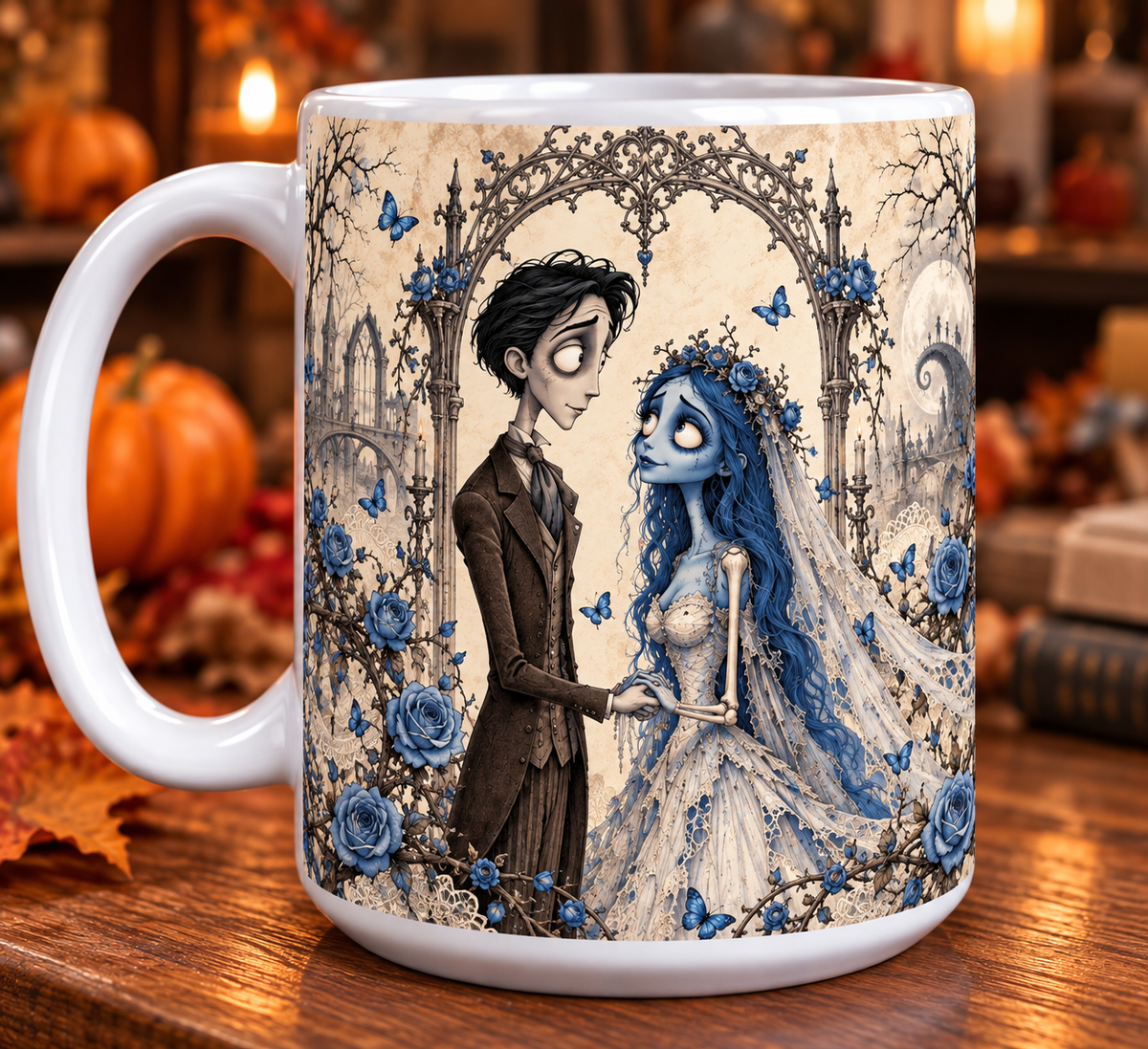 Corpse Bride Victor and Emily Mug