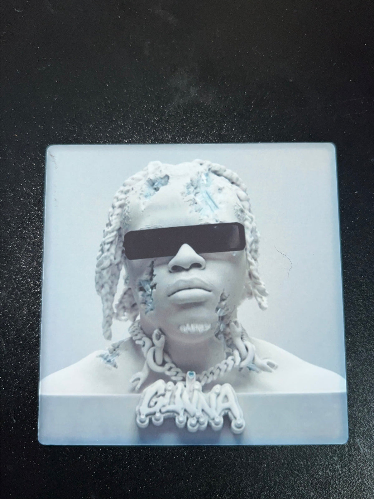 Gunna DS4EVER album cover ceramic coaster