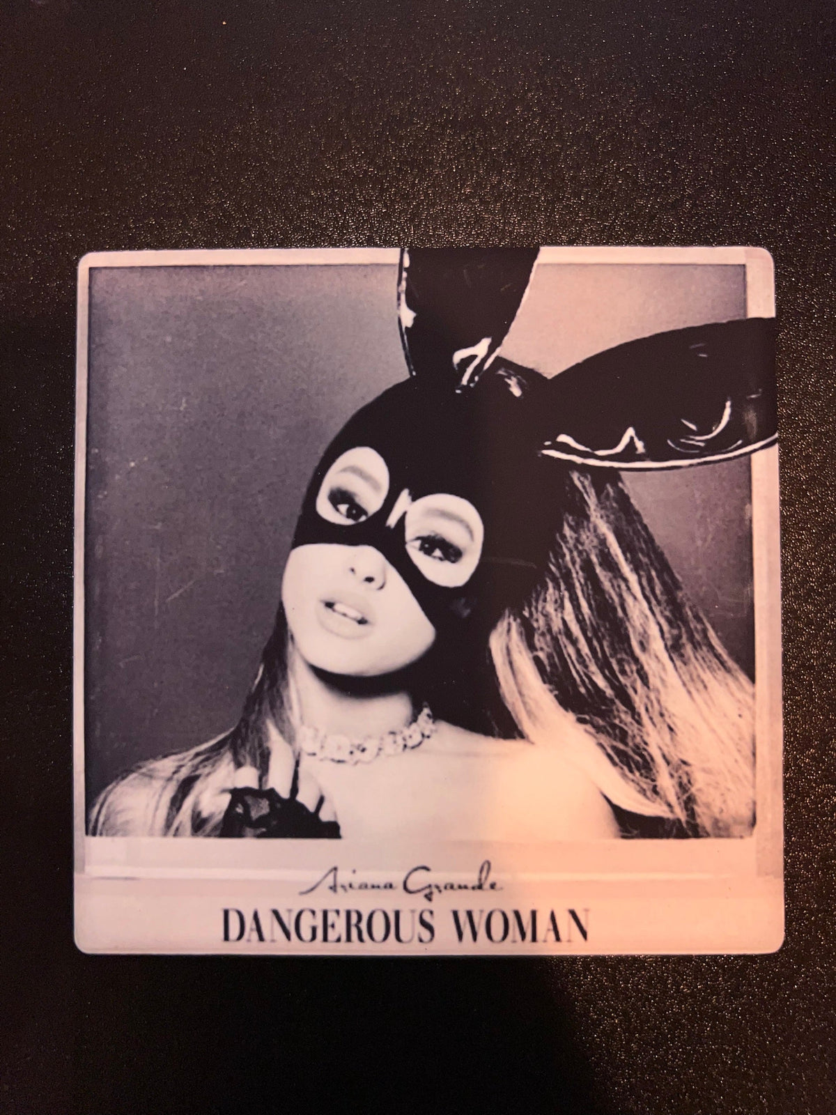 Ariana Grande Dangerous Woman Vinyl Cover Coaster