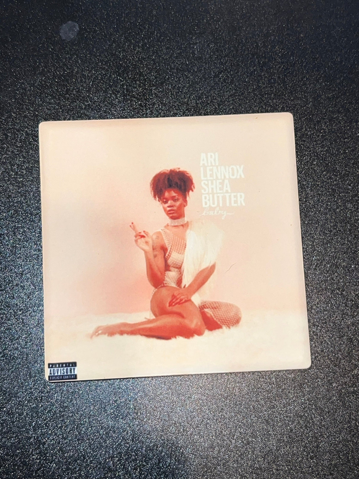 Ari Lennox Shea Butter Baby album cover ceramic coaster
