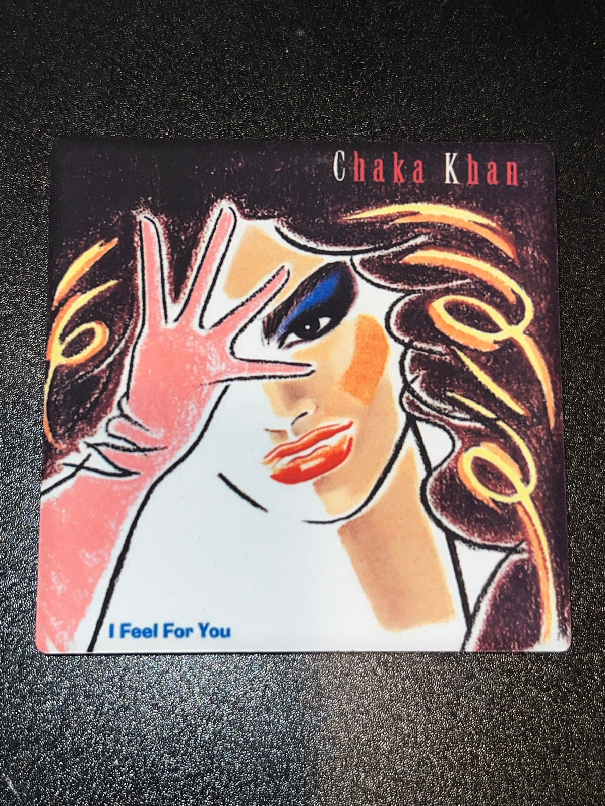 Chaka Khan I Feel for You Vinyl Cover Coaster