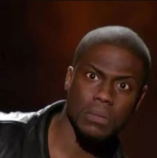 Kevin Hart wide eyes magnet