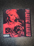 Miley Cyrus Plastic Hearts vinyl cover ceramic coaster