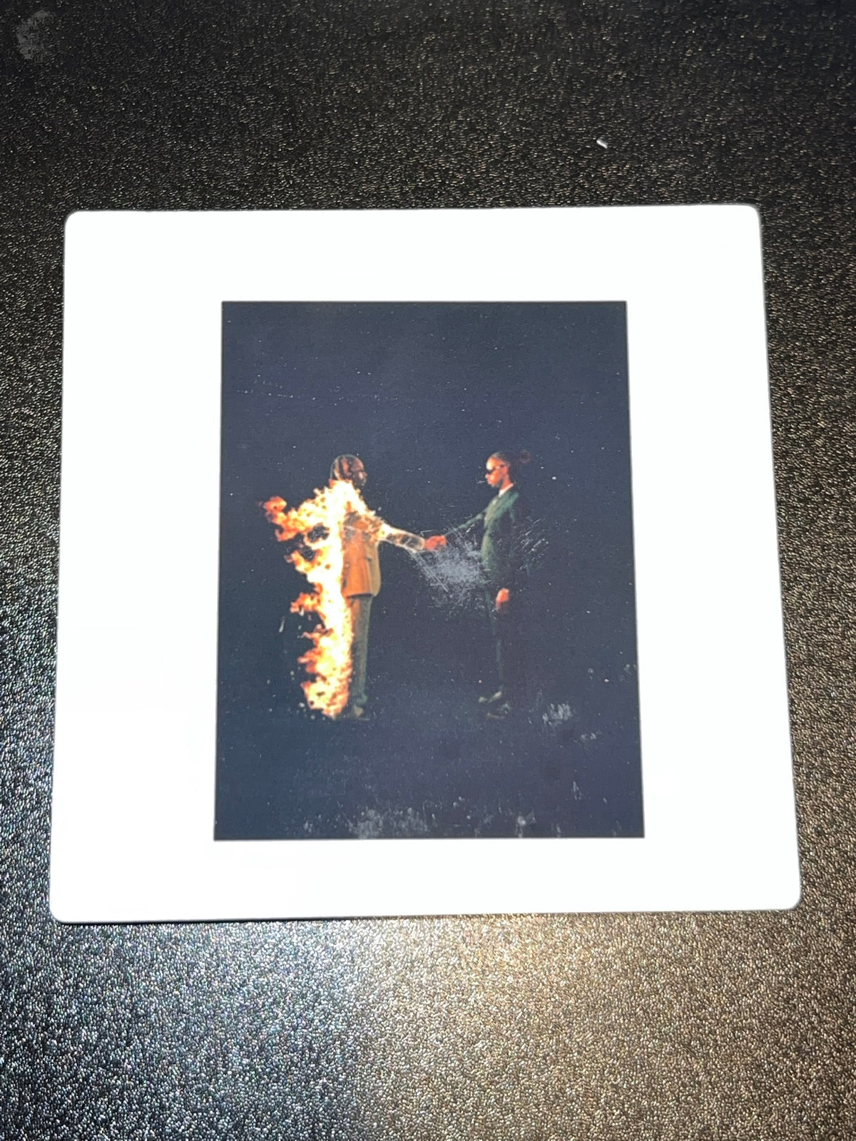 Pink Floyd Wish You Were Here Vinyl Cover Coaster