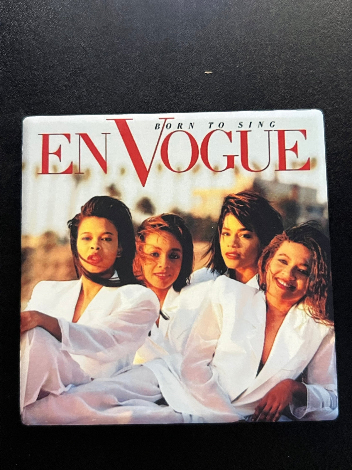 En Vogue Born to Sing album cover ceramic coaster