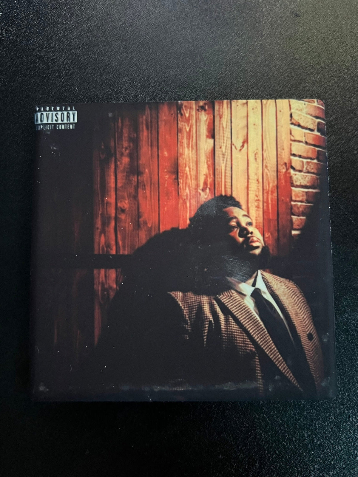 Rod Wave Don't Look Down album cover ceramic coaster
