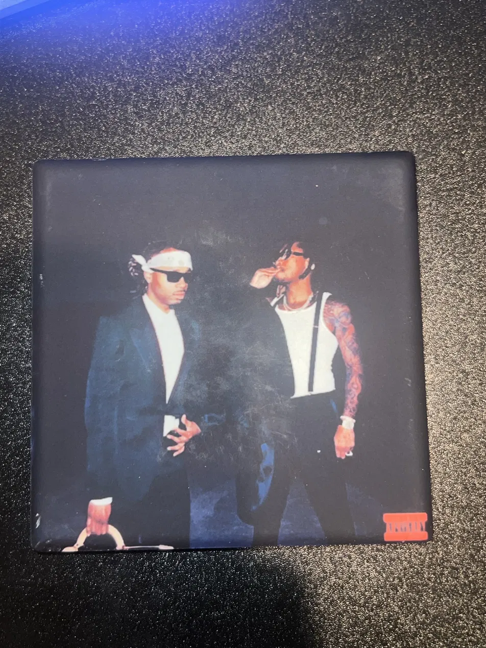 Future and Metro Boomin We Don't Trust You album cover ceramic coaster