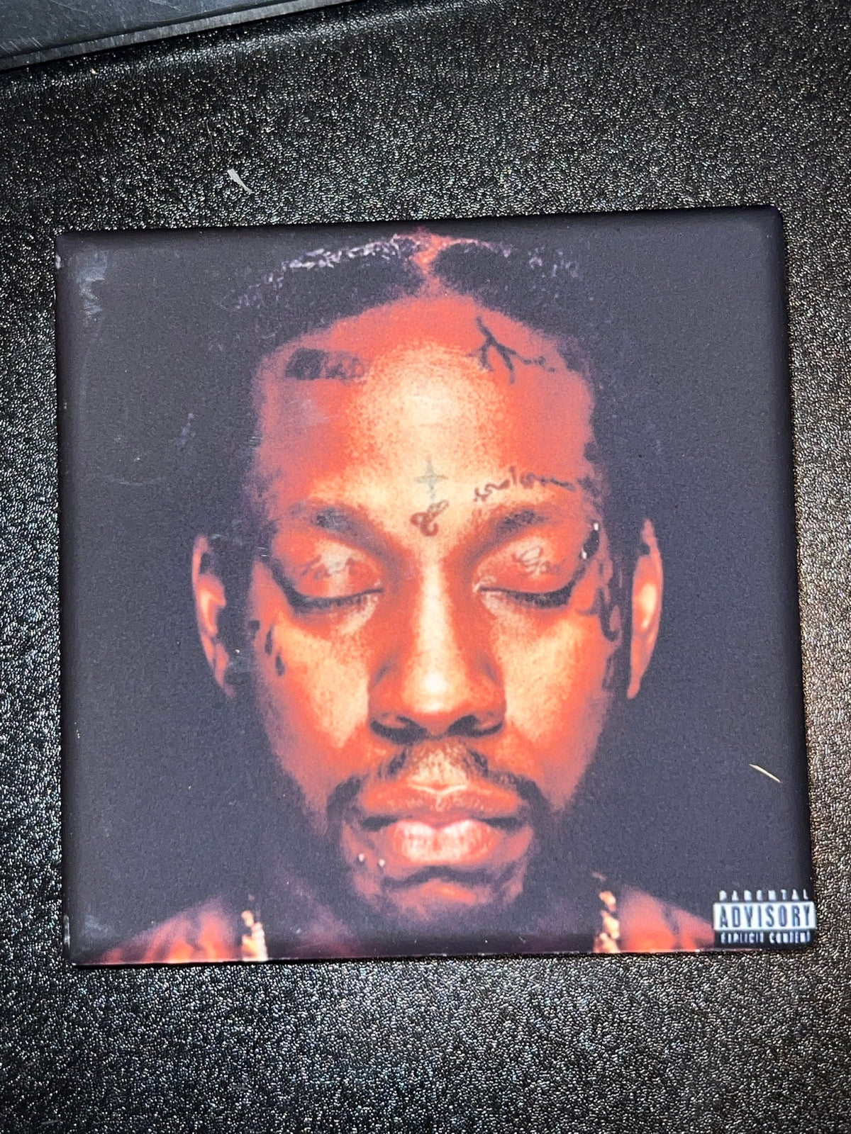 2 Chainz ColleGrove album cover ceramic coaster