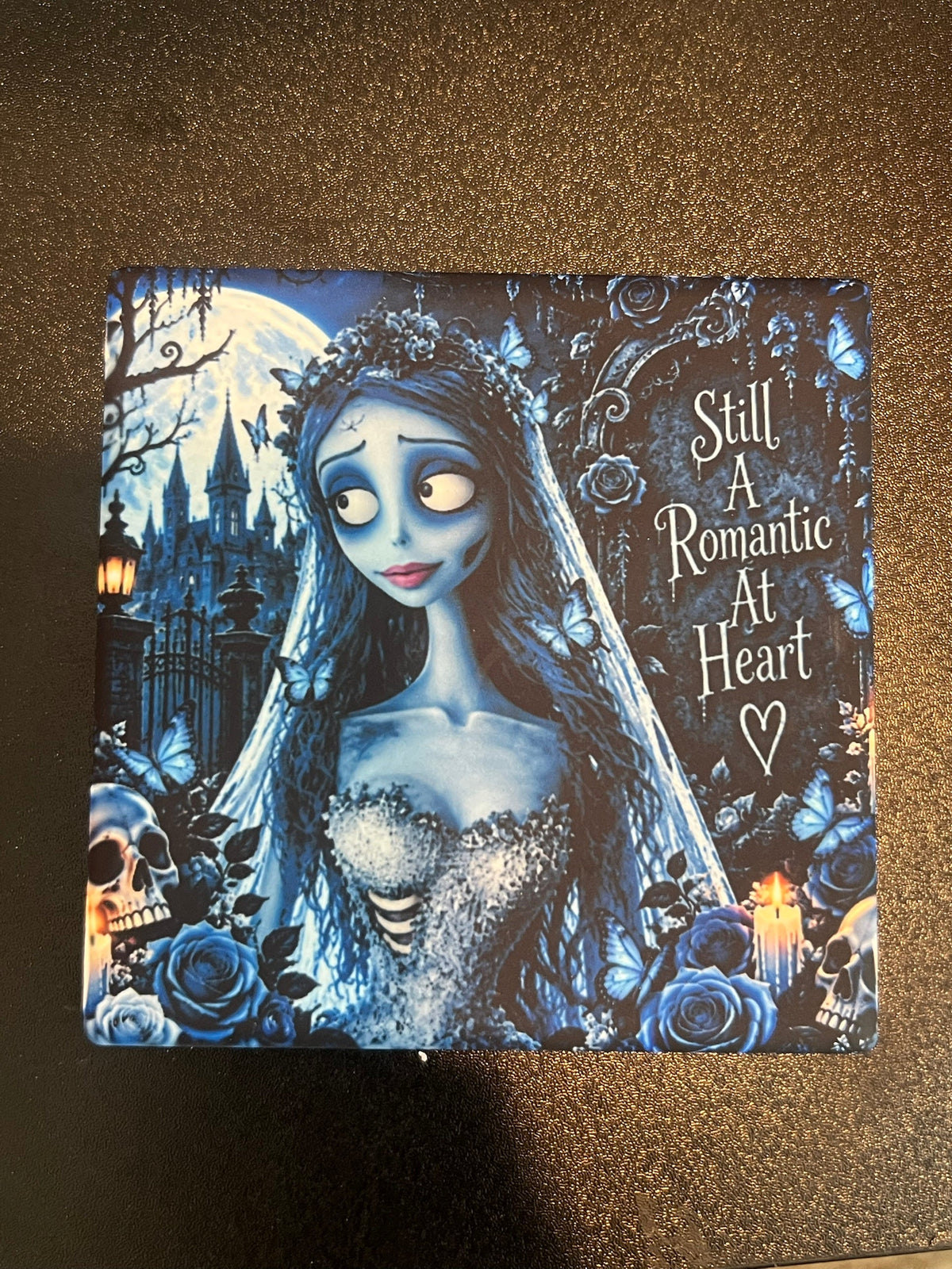 Corpse Bride Still a Romantic at Heart coaster