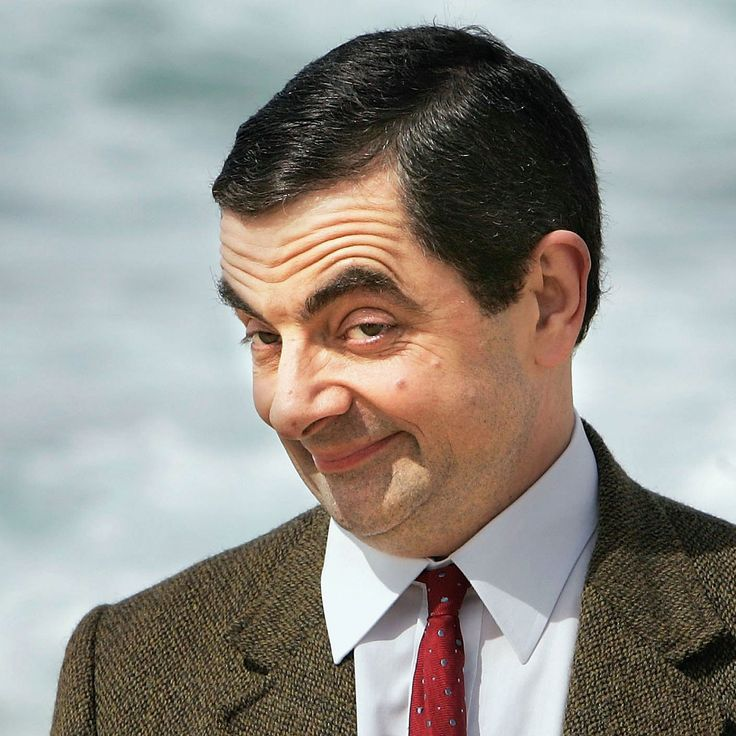 Mr Bean smirk magnet