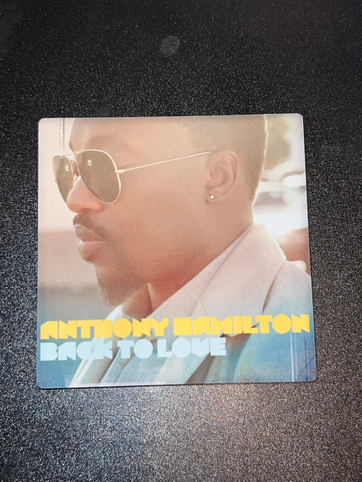 Anthony Hamilton Back to Love album cover ceramic coaster