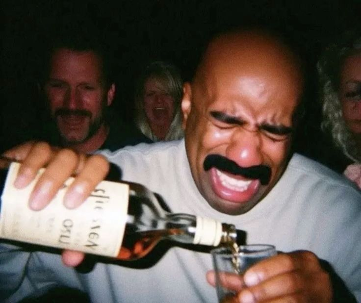 Steve Harvey pouring up magnet
