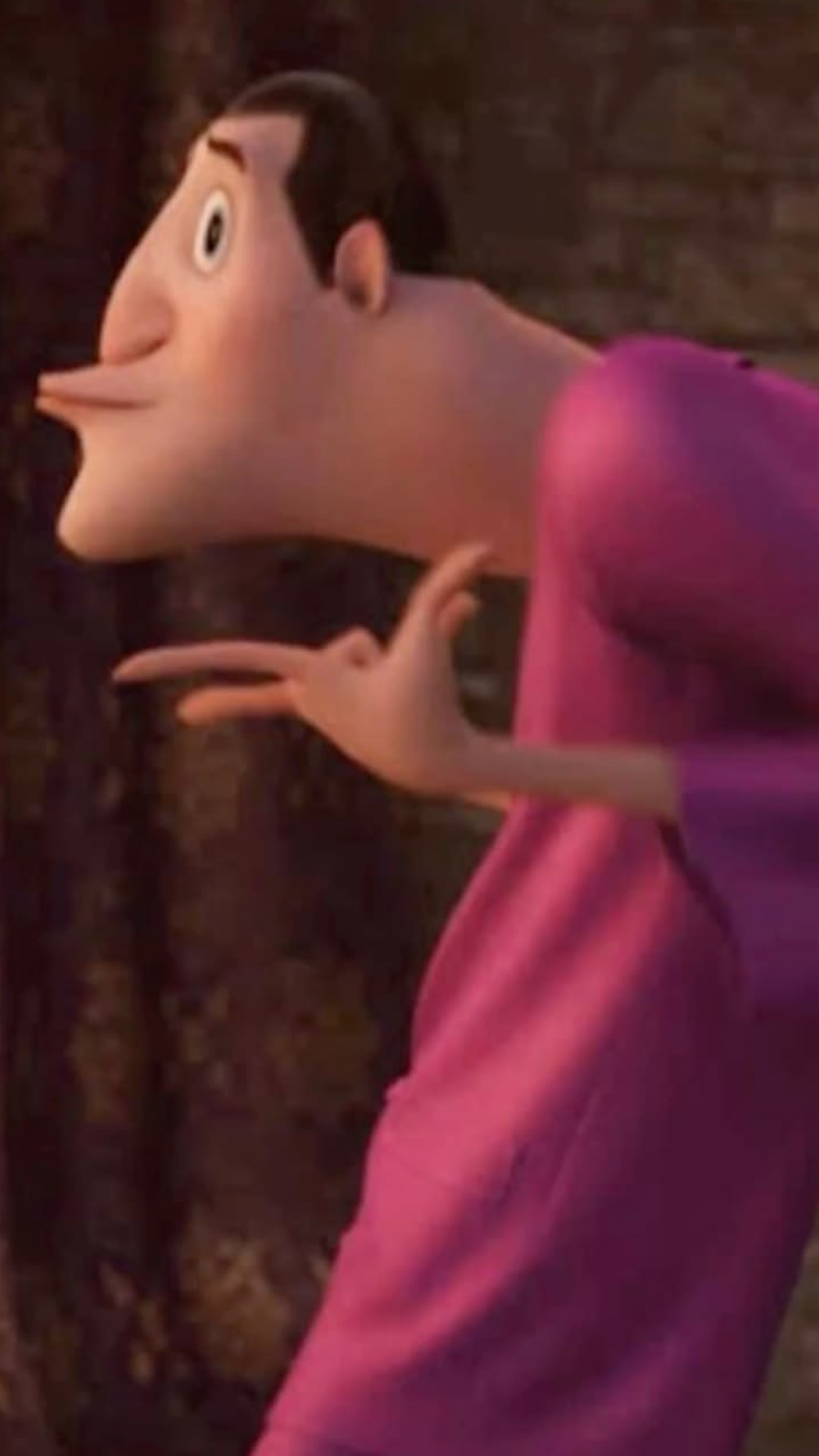 Kissy face Johnny magnet