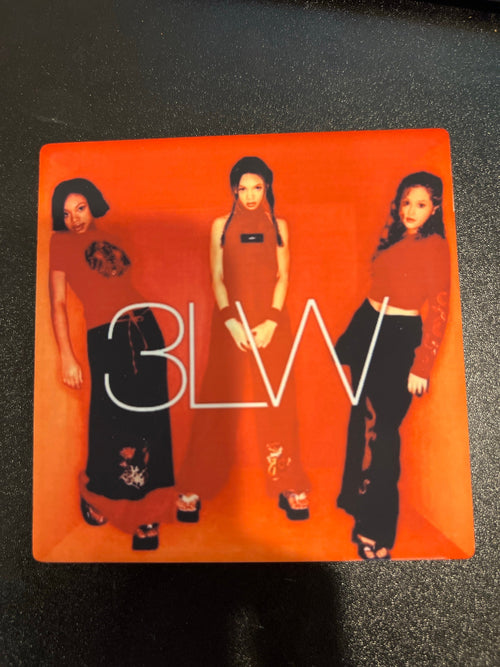 3LW self titled album cover ceramic coaster