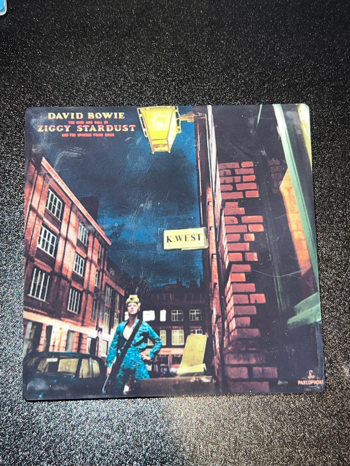 David Bowie The Rise and Fall of Ziggy Stardust Vinyl Cover Coaster