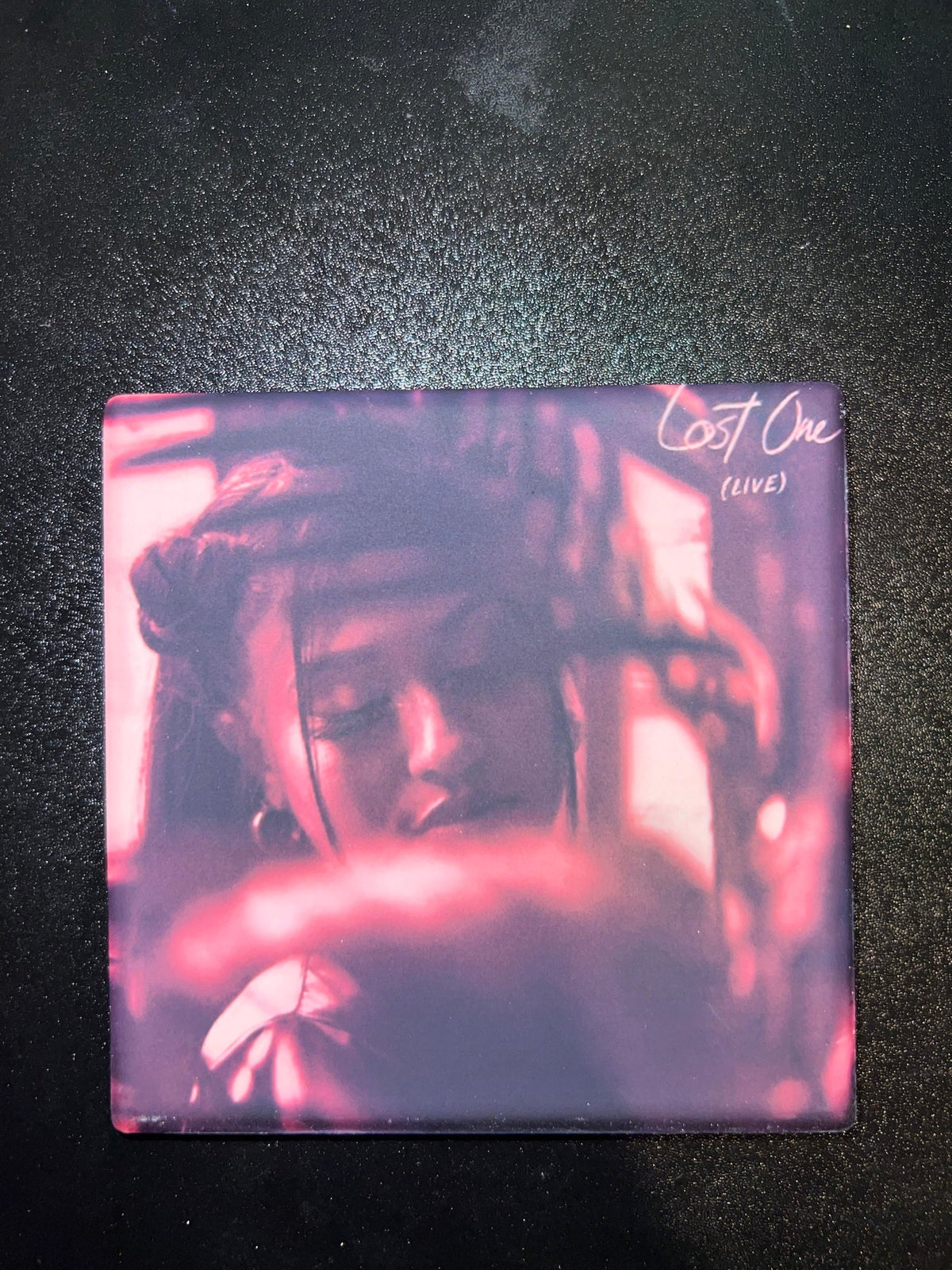 Jazmine Sullivan Lost One Live vinyl cover ceramic coaster