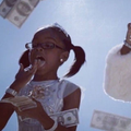 Money and tiara girl magnet