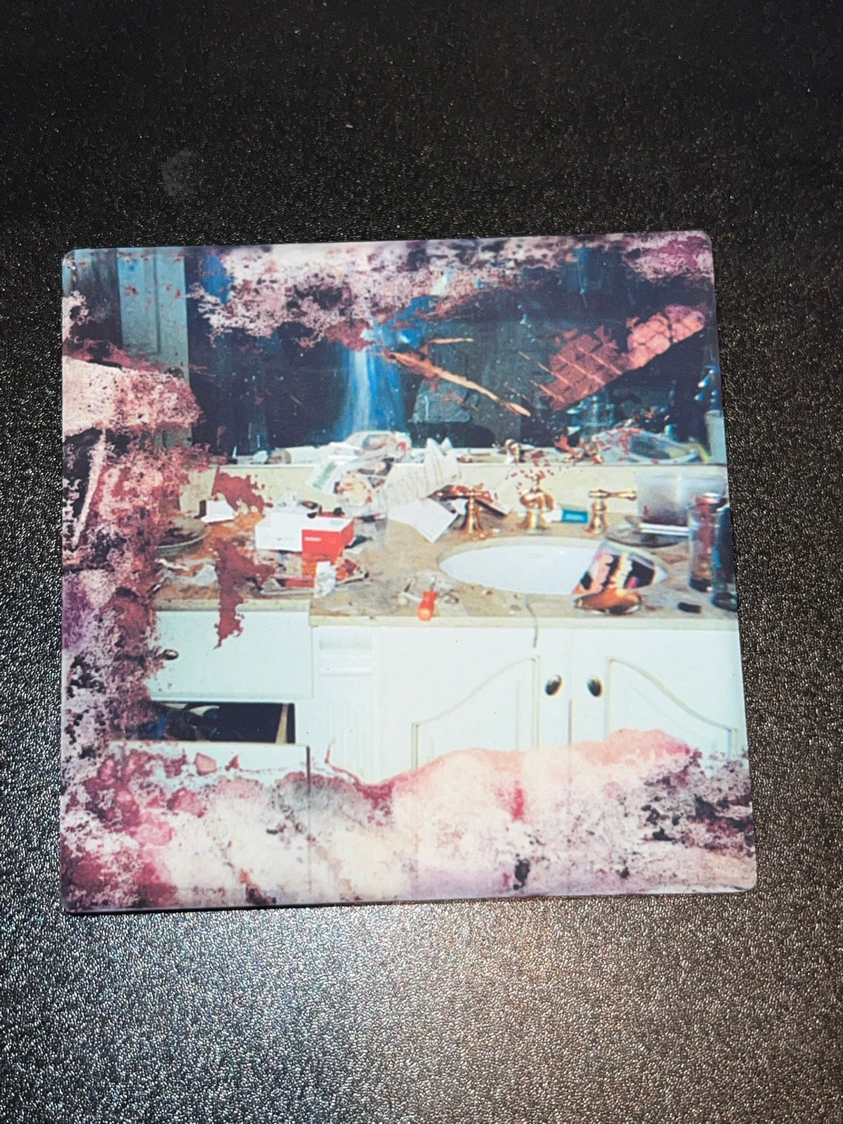 Pusha T Daytona Vinyl Cover Coaster