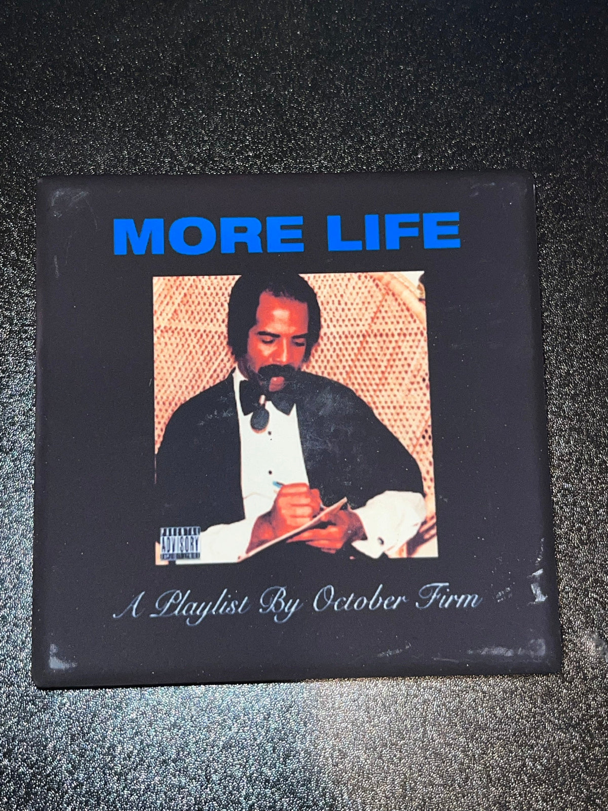 Drake More Life Vinyl Cover Coaster
