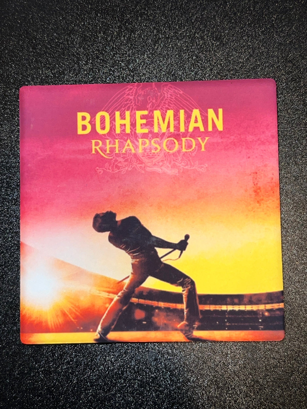 Bohemian Rhapsody soundtrack vinyl cover ceramic coaster