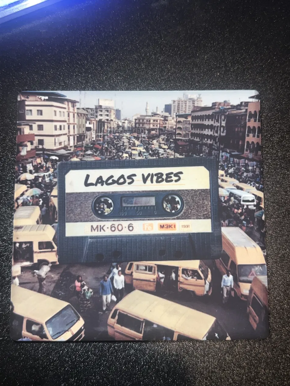 Starboy Lagos Vibes cover ceramic coaster