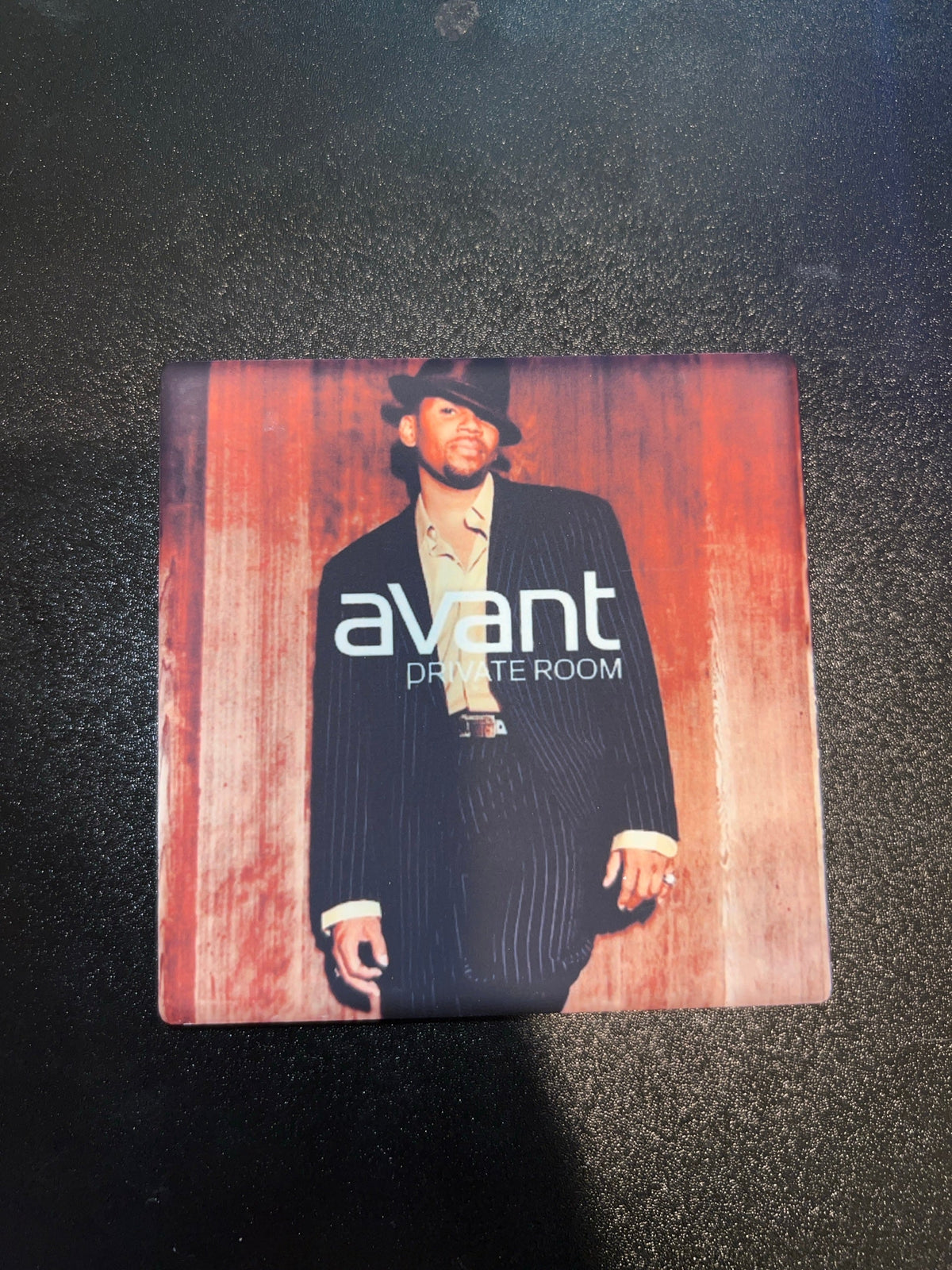 Avant Private Room album cover ceramic coaster