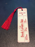 Book Lovers Club Ticket Bookmark
