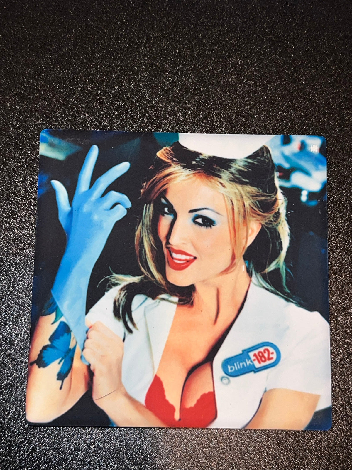 Blink-182 Enema of the State Vinyl Cover Coaster