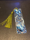 Blue Butterfly Bride Bookmark