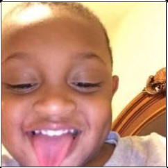 Kid tongue out magnet