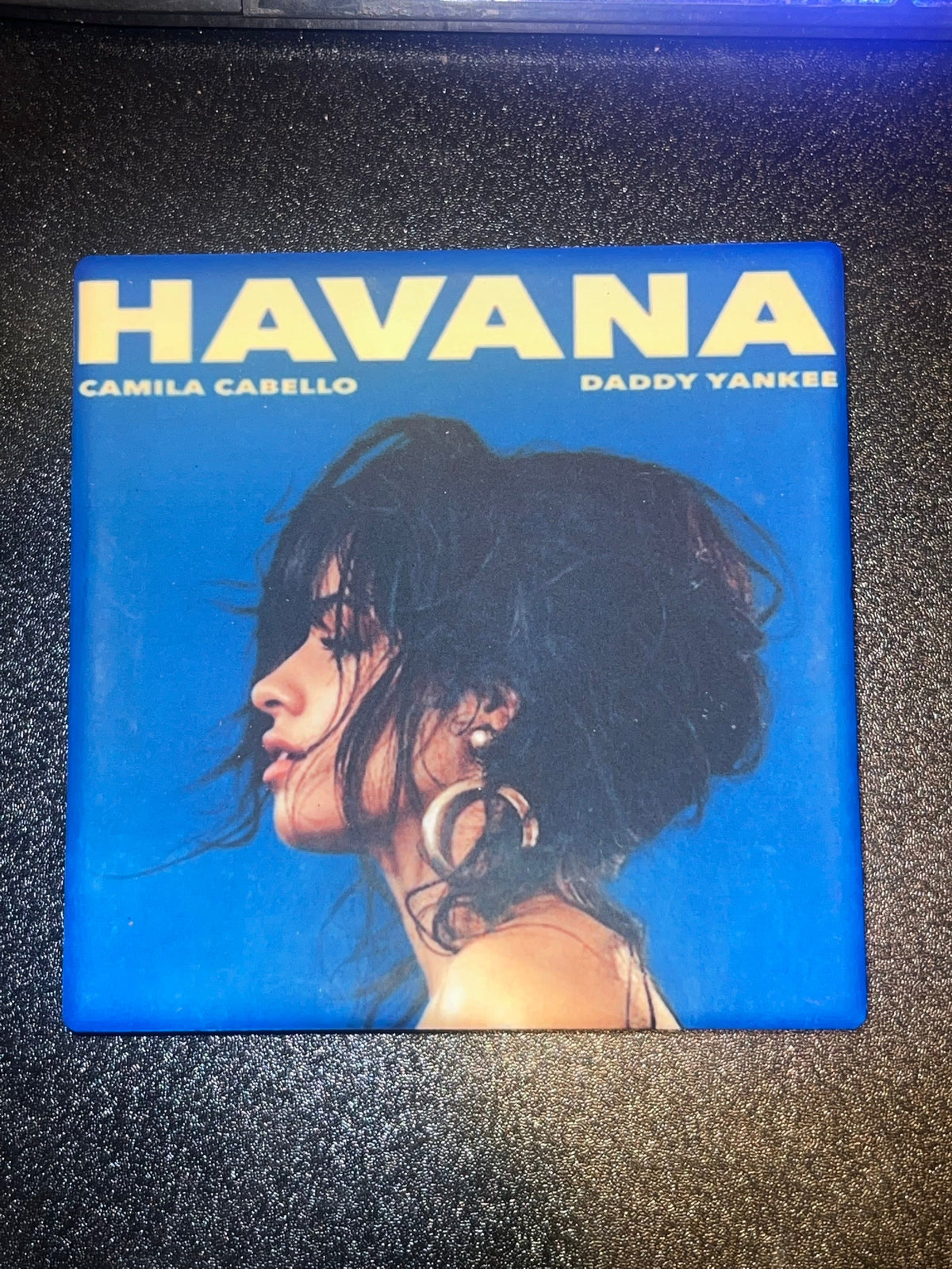 Camila Cabello and Daddy Yankee Havana cover ceramic coaster