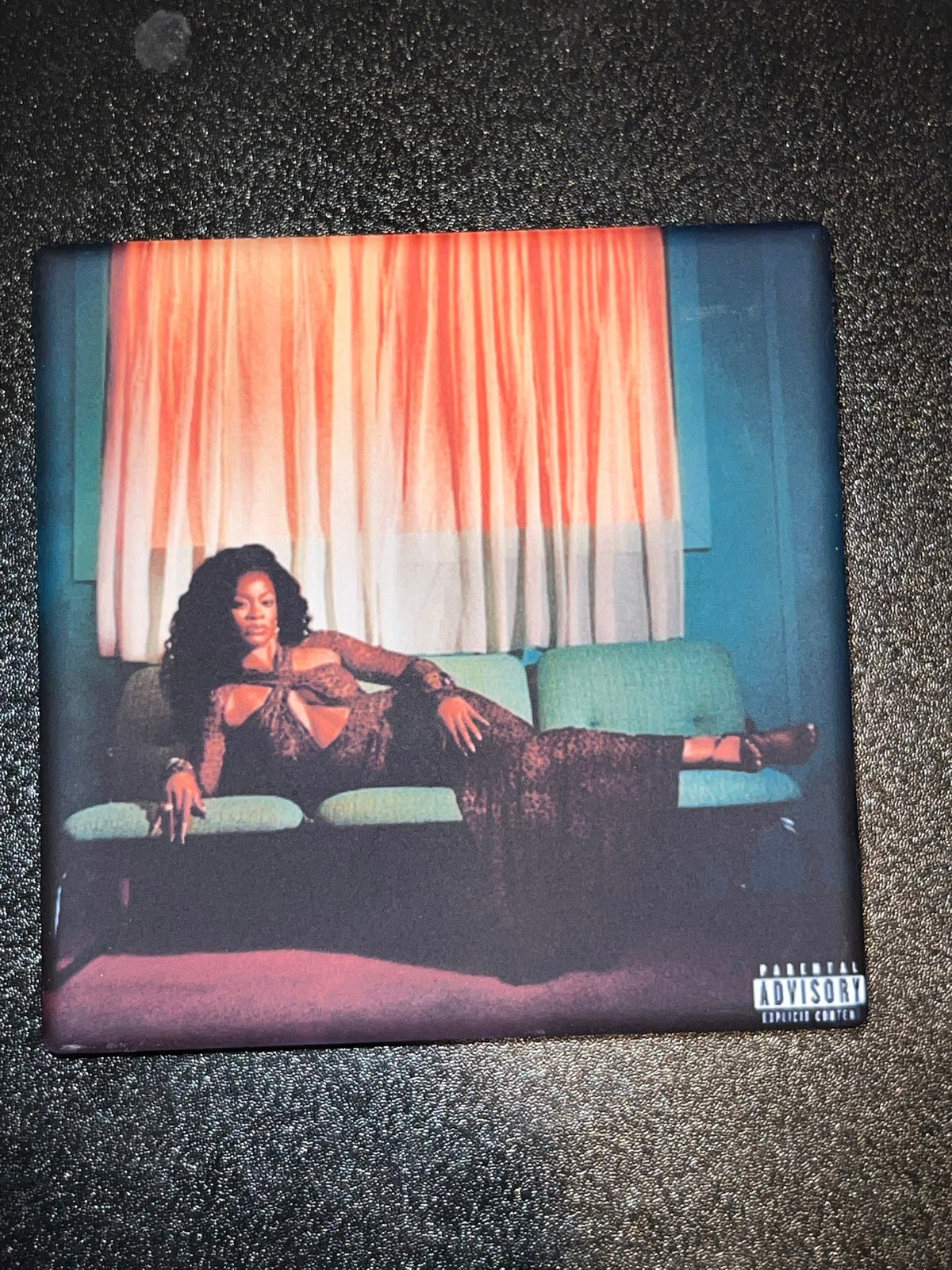 Ari Lennox Vacancy album cover ceramic coaster