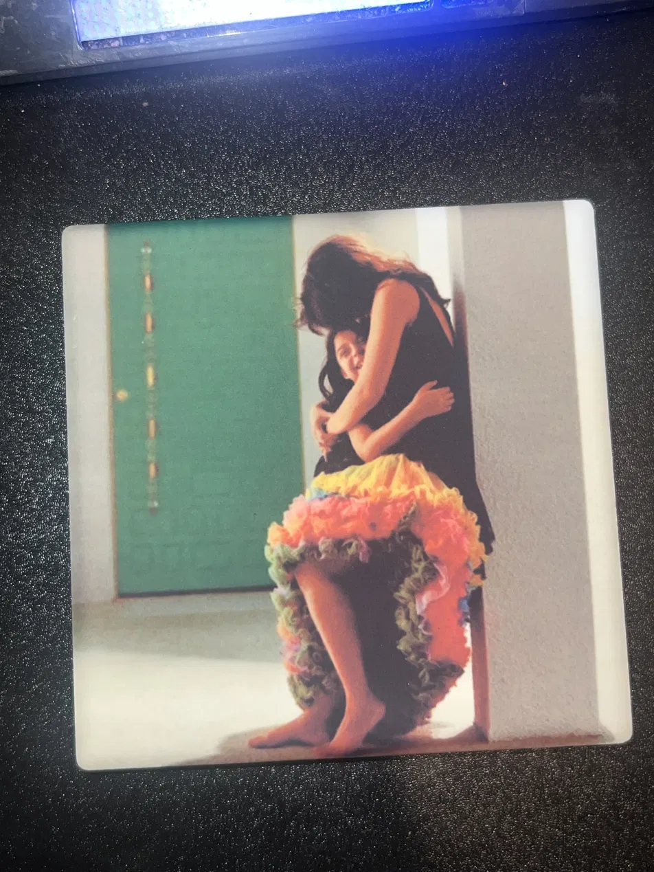 Camila Cabello Familia album cover ceramic coaster