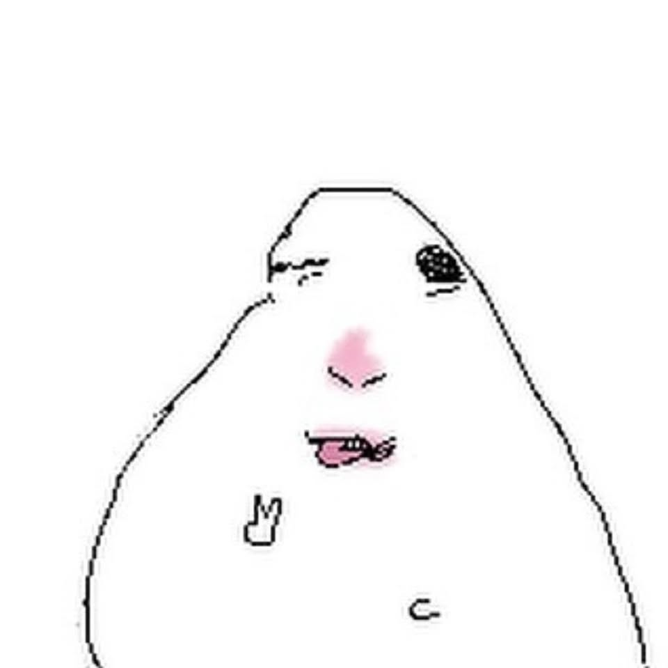 Hamster Small Smile Magnet