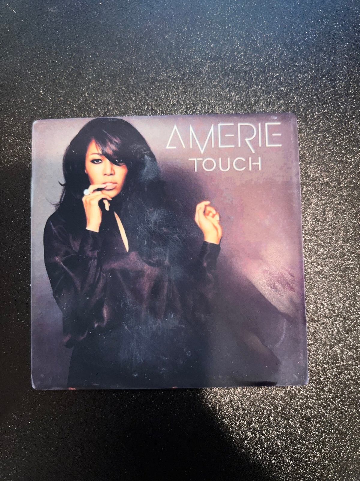 Amerie Touch Vinyl Cover Coaster