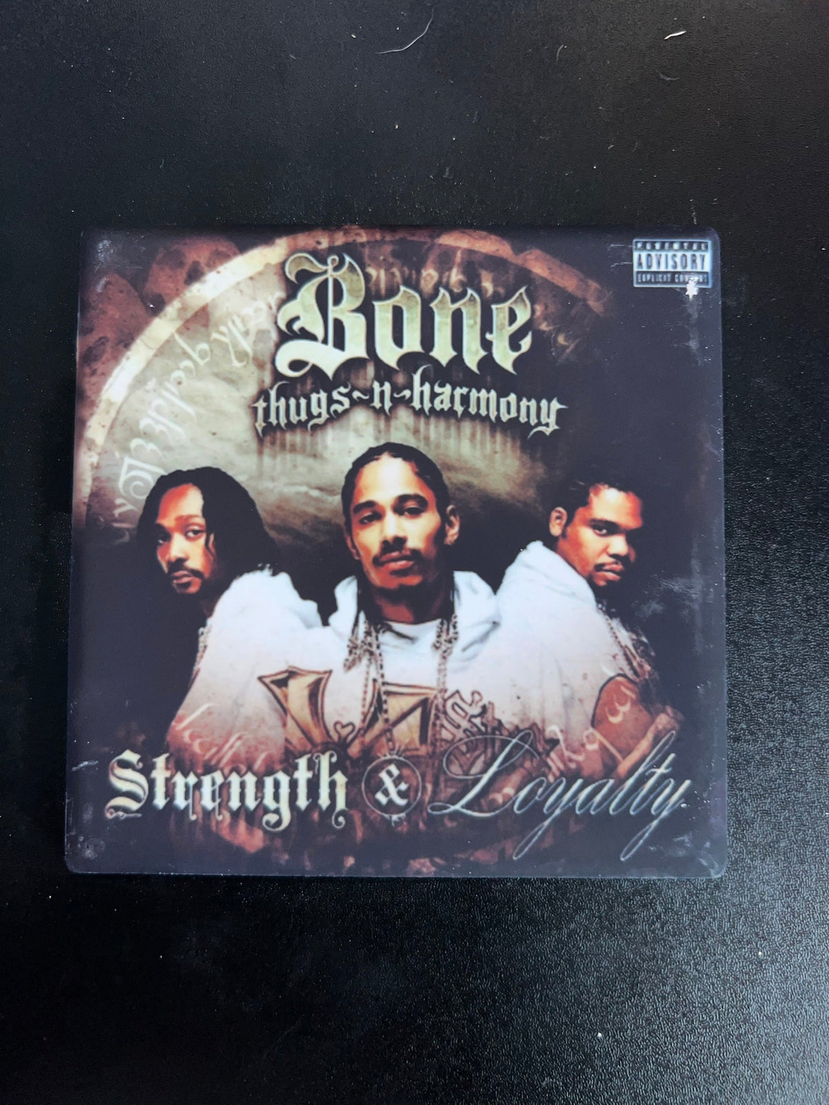 Bone Thugs-N-Harmony Strength and Loyalty album cover ceramic coaster