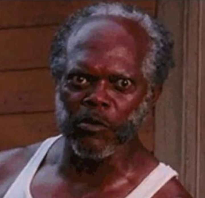 Samuel L Jackson wide eyes magnet