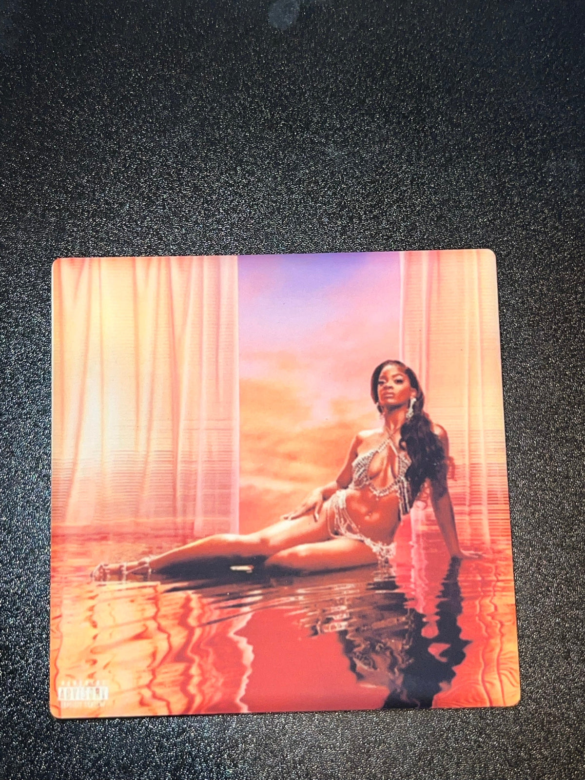Ari Lennox age sex location album cover ceramic coaster