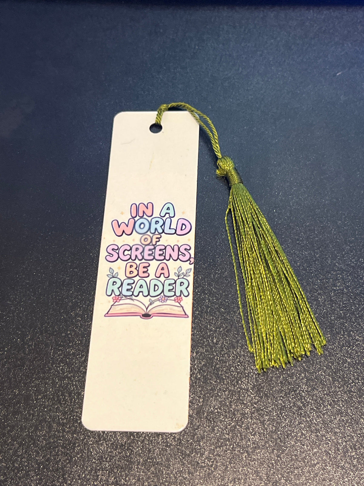In a World of Screens Be a Reader Bookmark