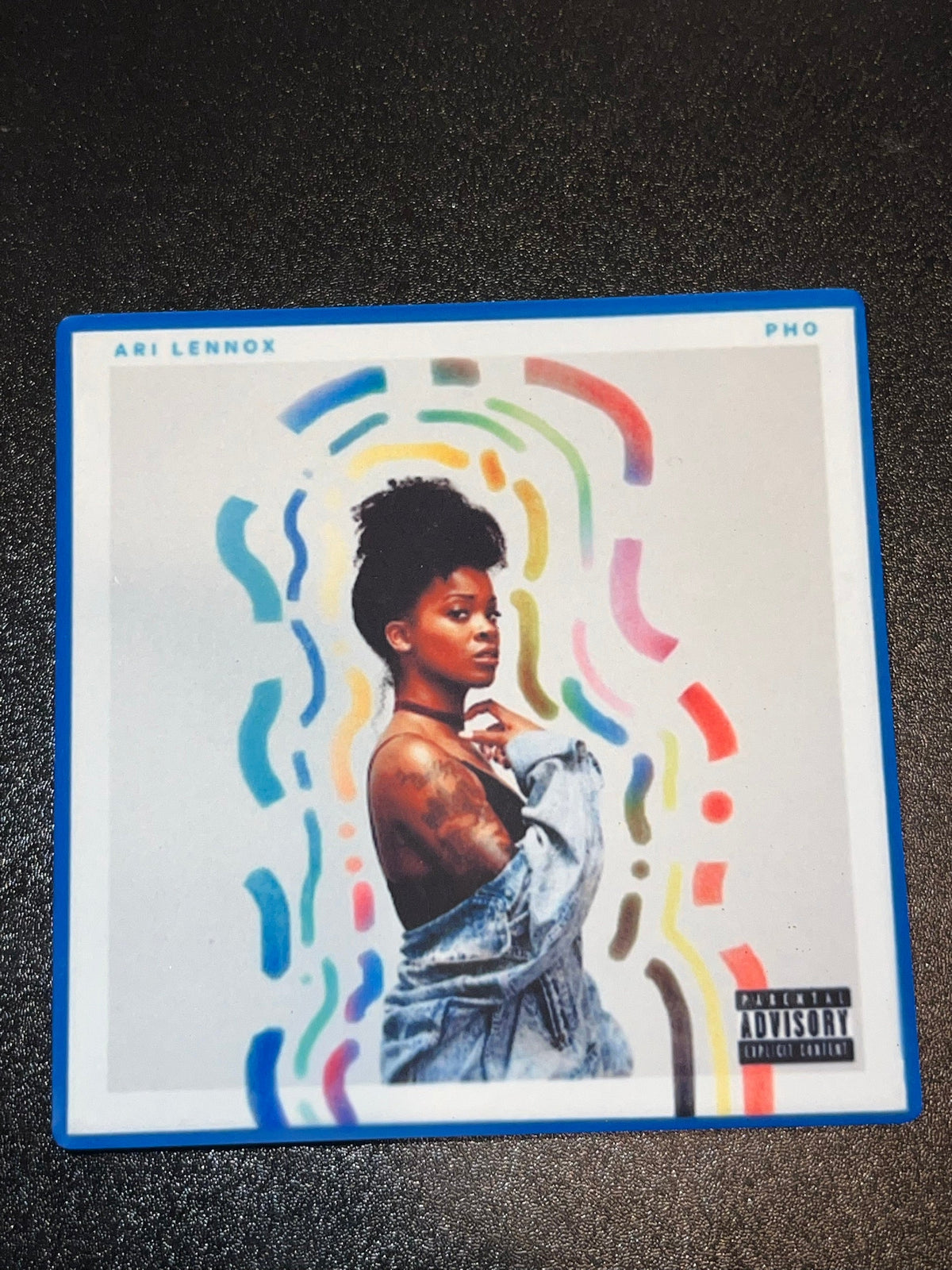 Ari Lennox PHO album cover ceramic coaster