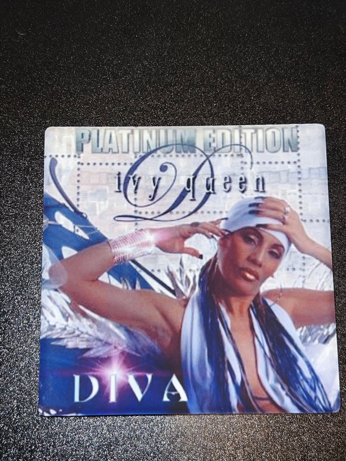 Ivy Queen Diva Vinyl Cover Coaster