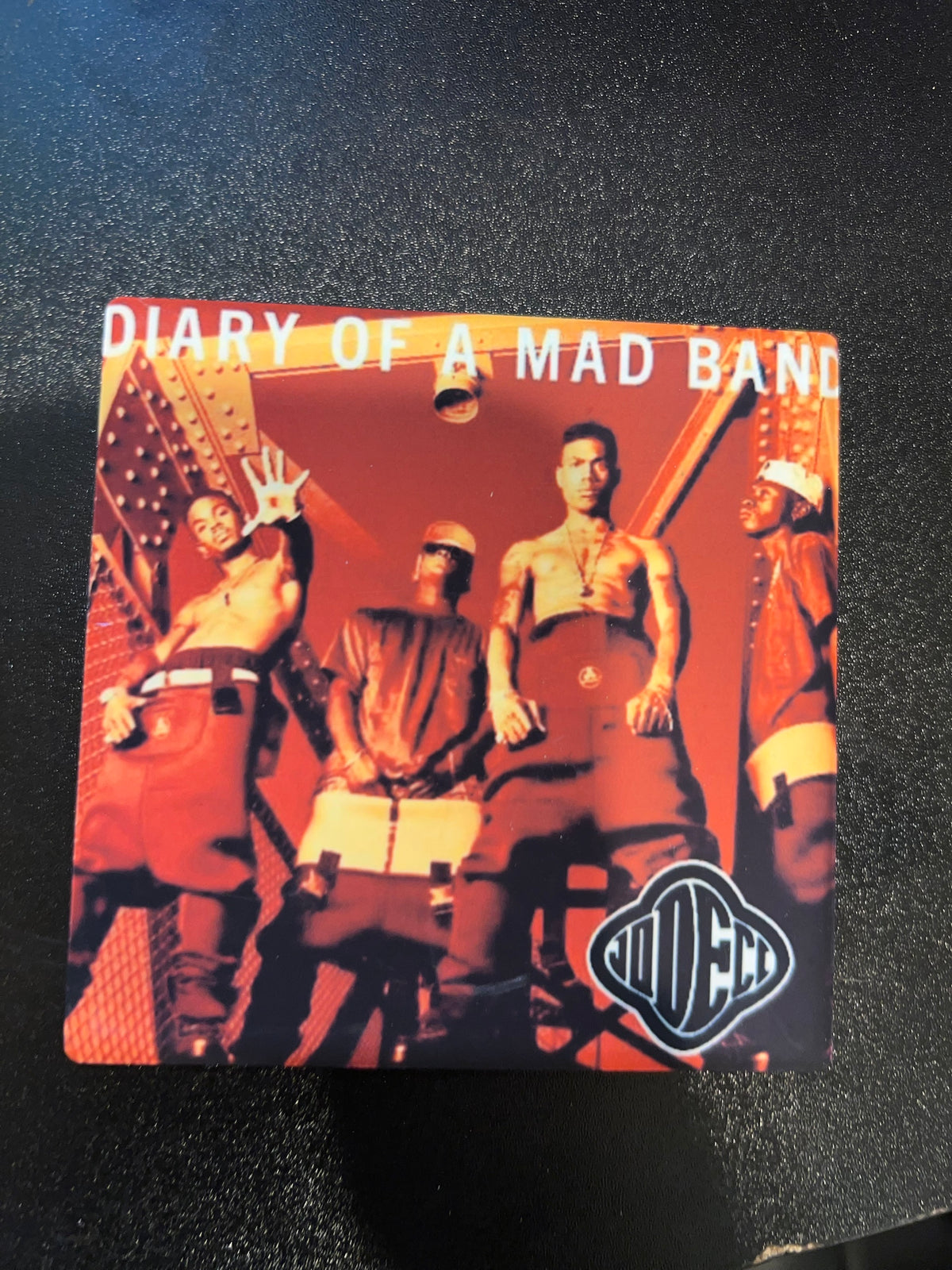 Jodeci Diary of a Mad Band Vinyl Cover Coaster