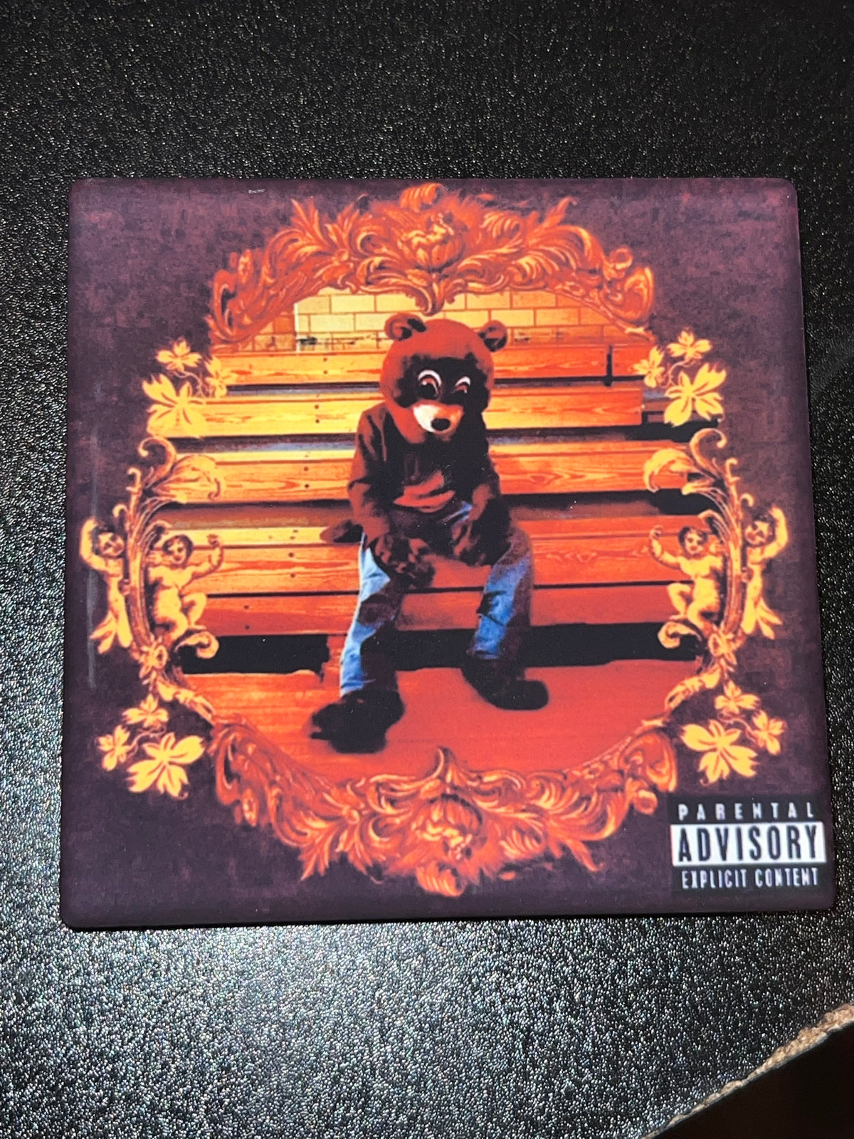 Kanye West The College Dropout Vinyl Cover Coaster